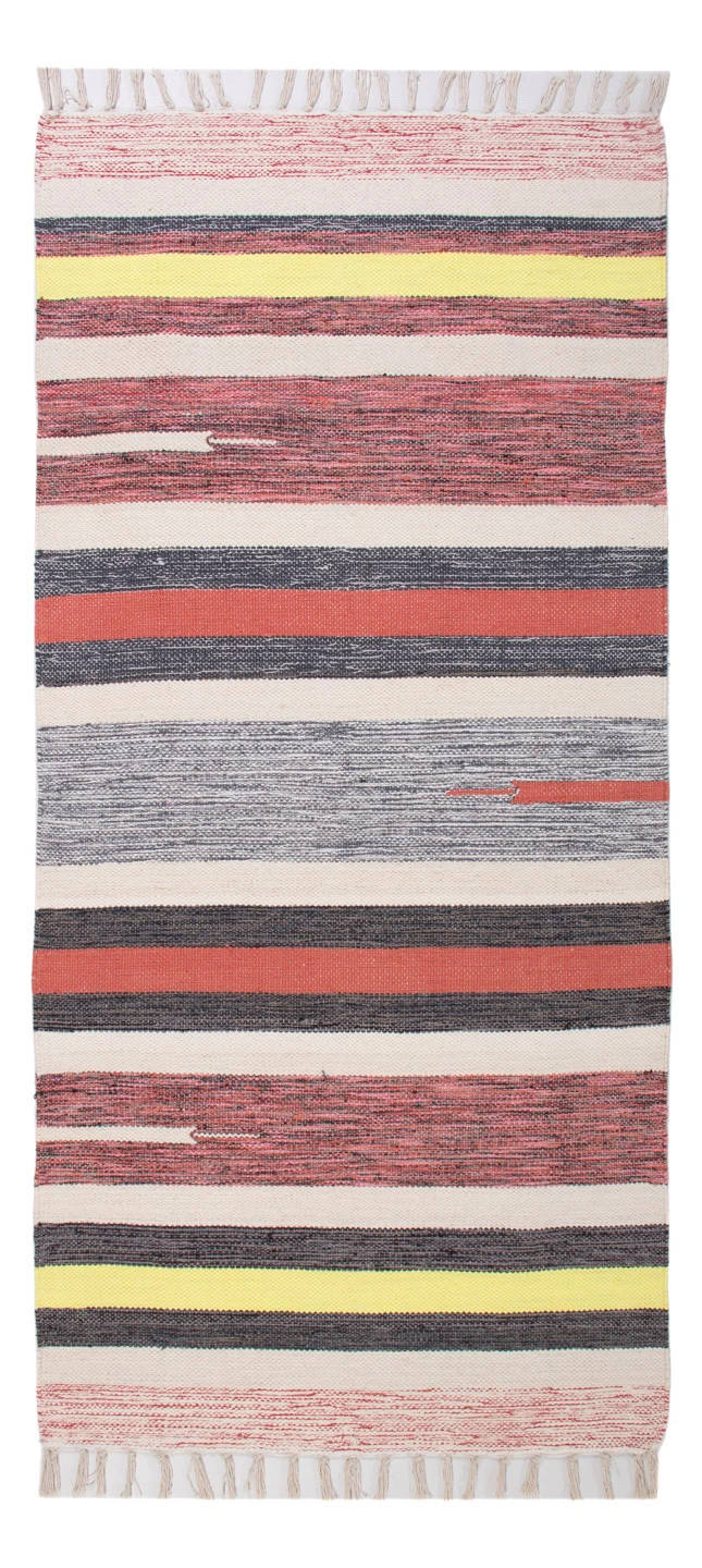 Kelim Modern Teppich 70x150cm - mehrfarbig