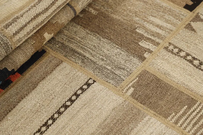 MY-RUG Teppich "Modern Patchwork " Geometrische Muster, Handgeknüpft