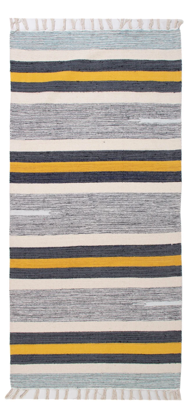 Kelim Modern Teppich 70x150cm - mehrfarbig
