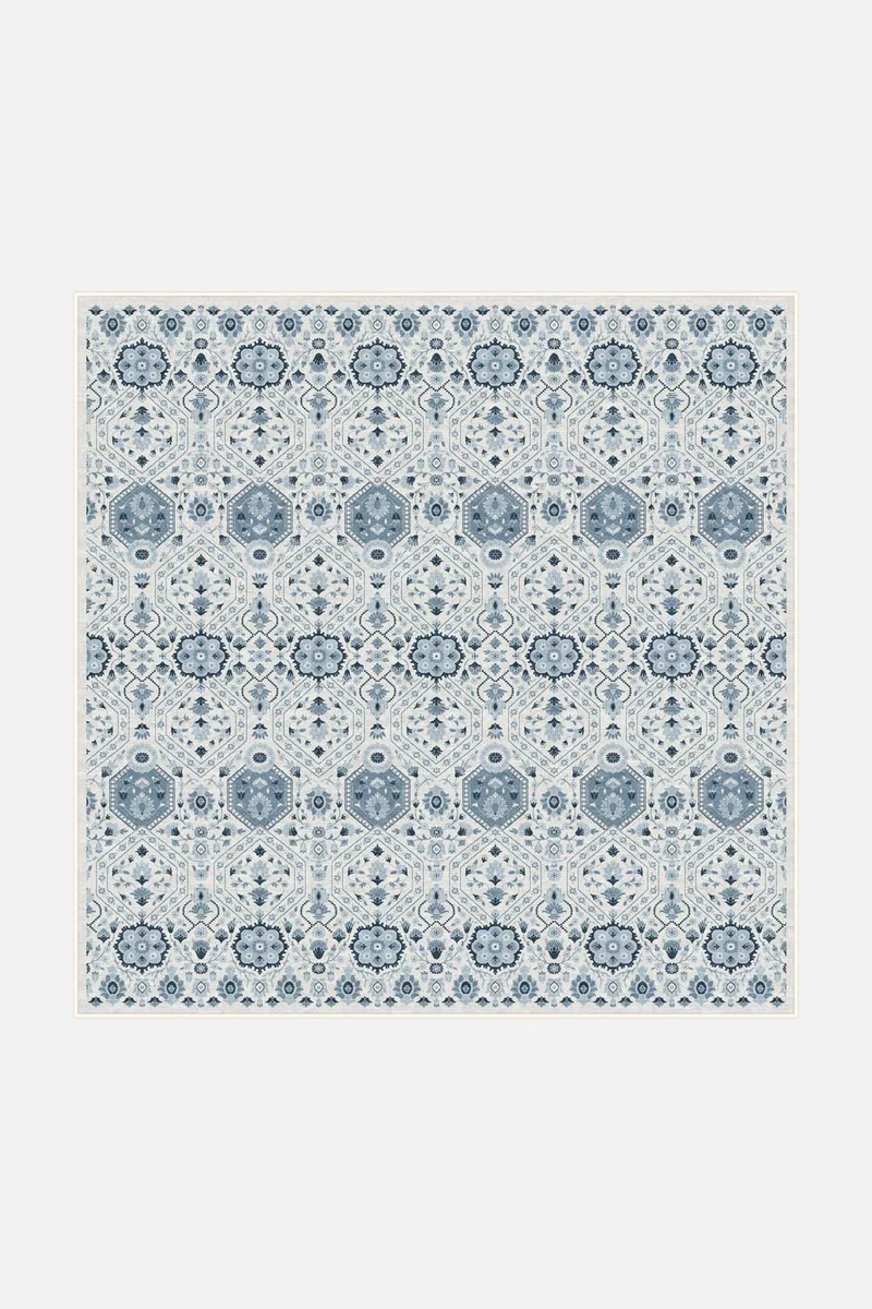 Hangi Blau Teppich