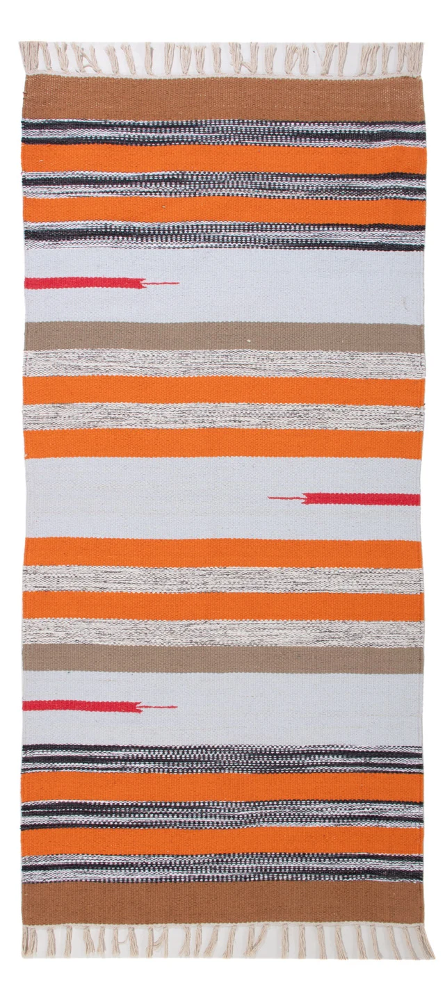 Kelim Modern Teppich 70x150cm - mehrfarbig