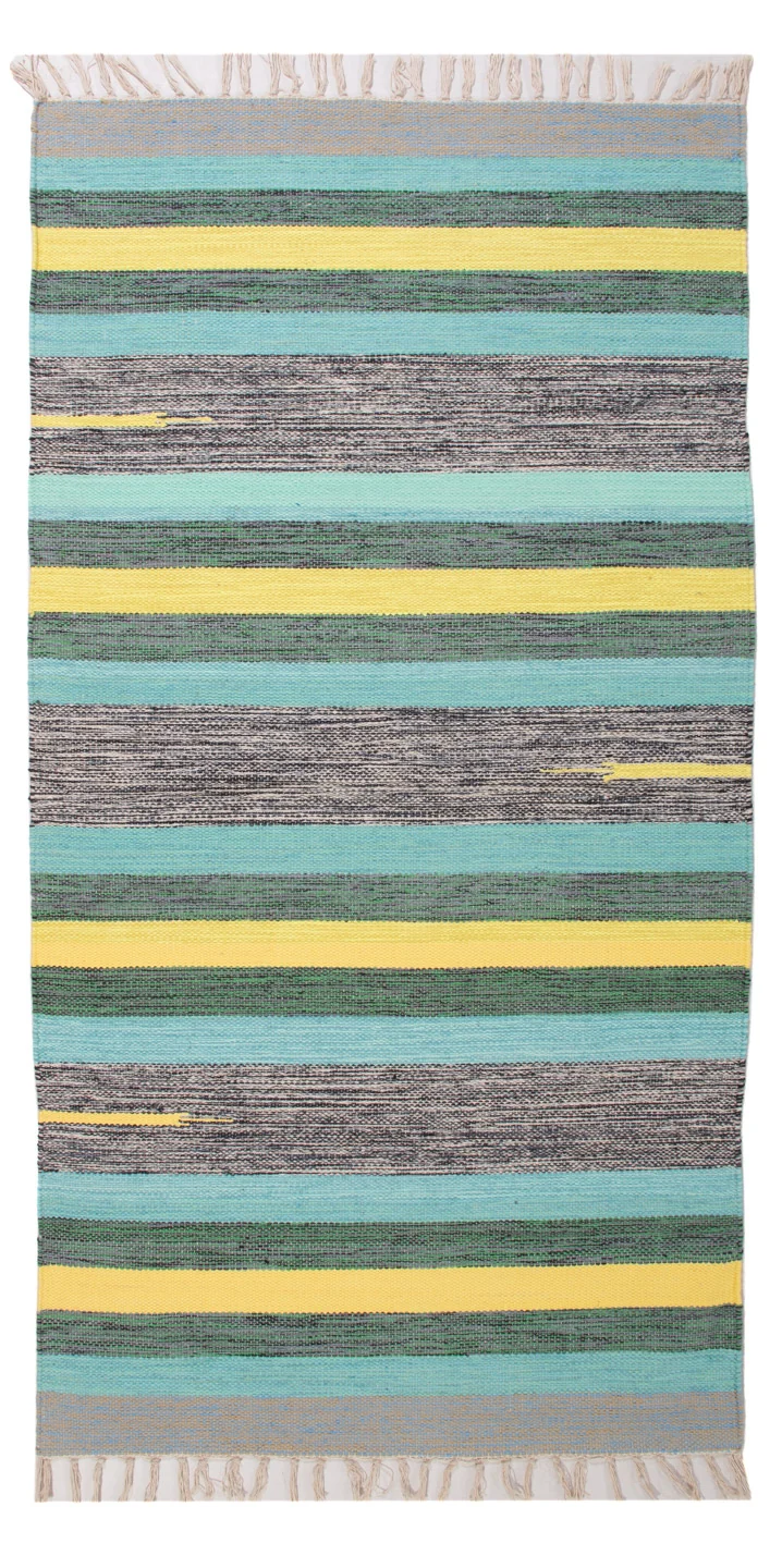 Kelim Modern Teppich 70x150cm - mehrfarbig