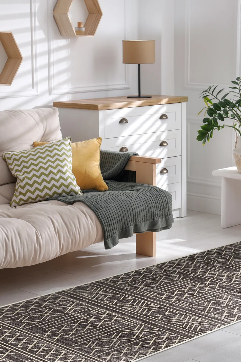Raya Graphit Teppich