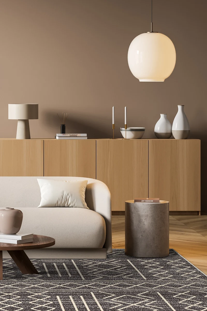 Raya Graphit Teppich