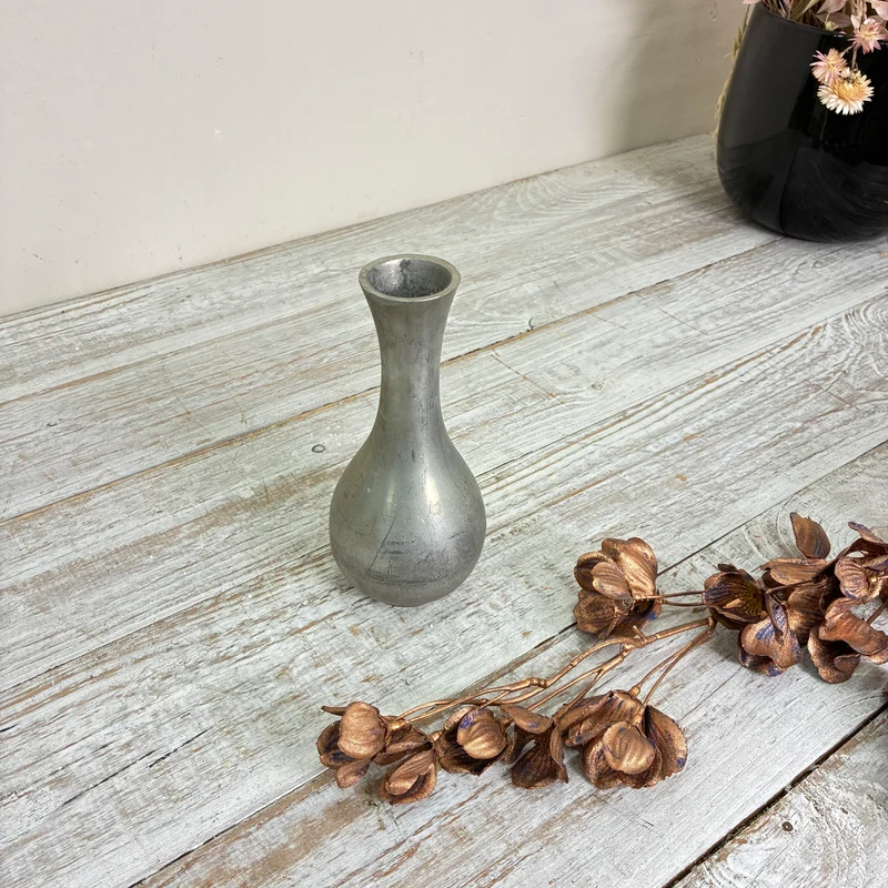 Silberne Vase L Blumenvase Balustervase Silber Deko Gebraucht