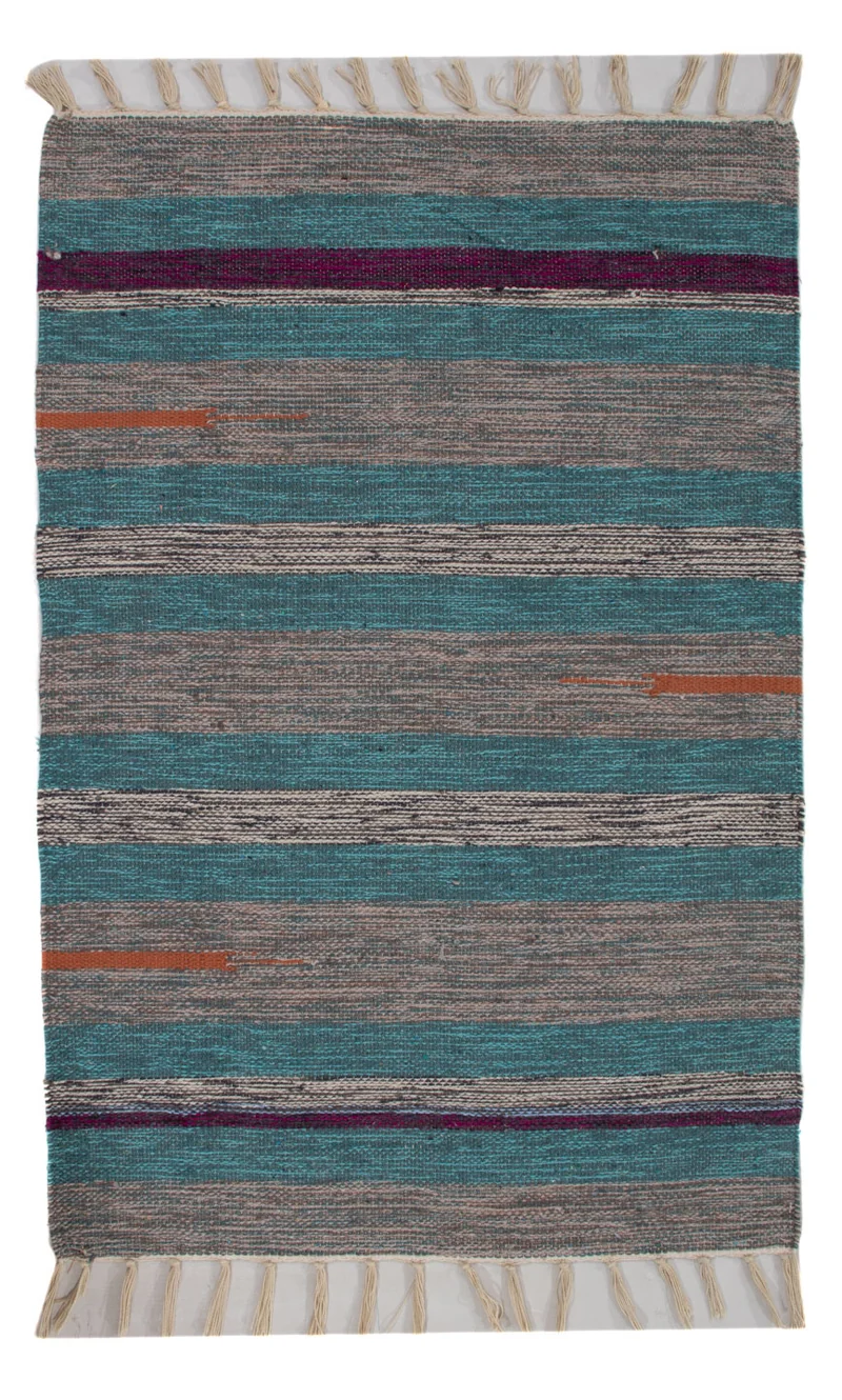 Kelim Modern Teppich 60x90cm - mehrfarbig