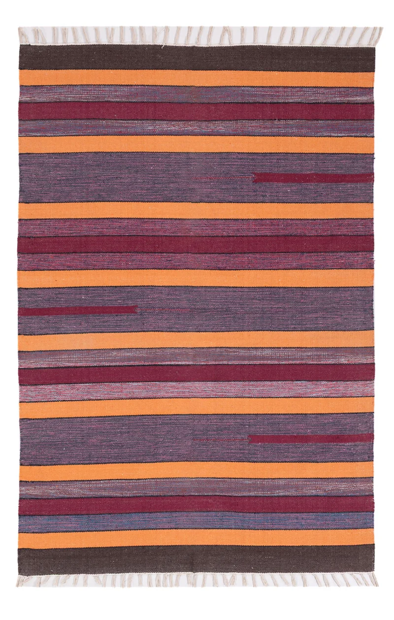 Kelim Modern Teppich 120x180cm - mehrfarbig