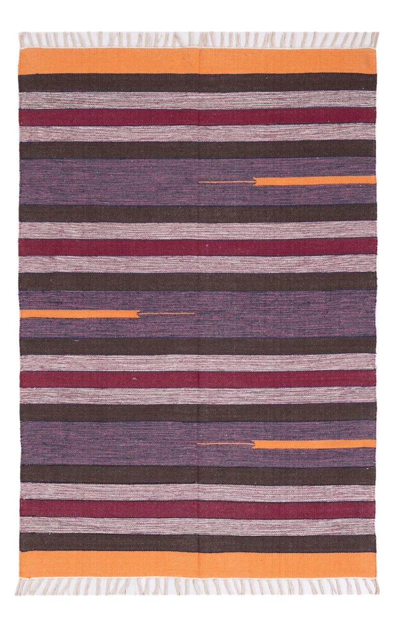 Kelim Modern Teppich 120x180cm - mehrfarbig