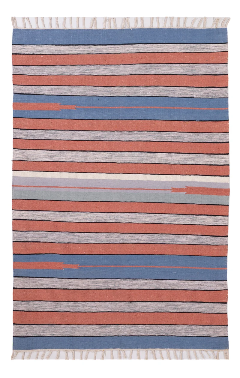 Kelim Modern Teppich 120x180cm - mehrfarbig