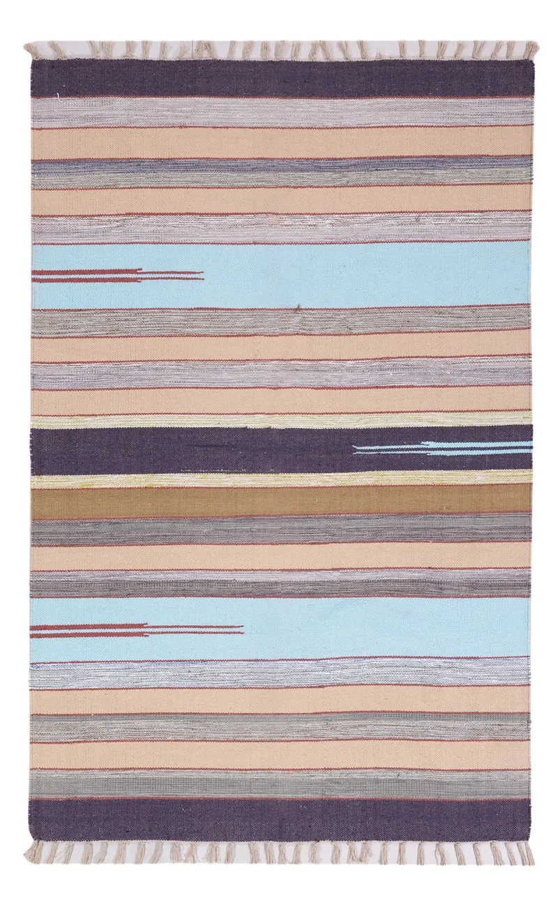 Kelim Modern Teppich 120x180cm - mehrfarbig