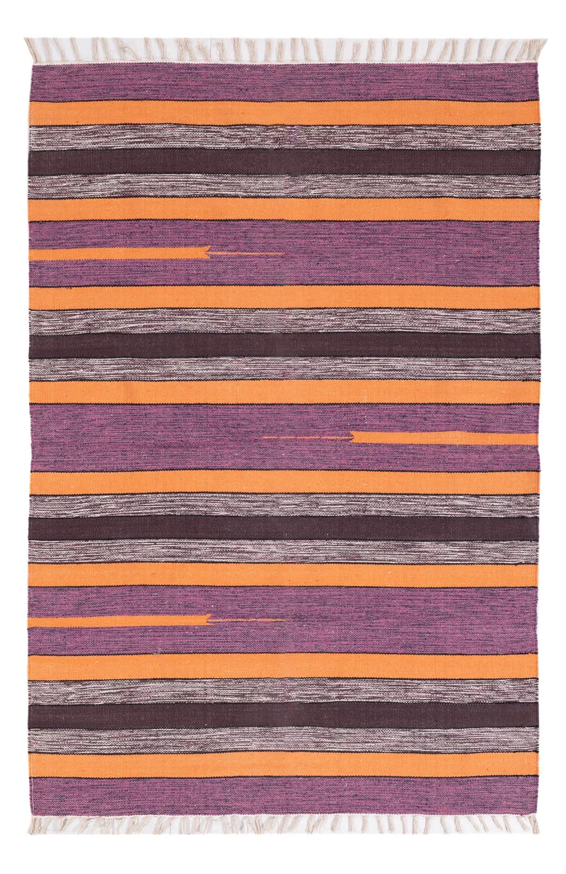Kelim Modern Teppich 120x180cm - mehrfarbig
