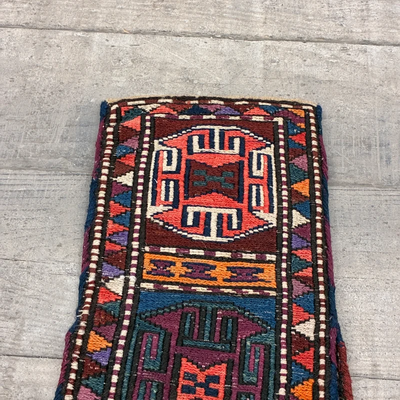 Orientalischer Läufer Brücke Wandbehang Kleinteppich Bunt Teppich Gebraucht