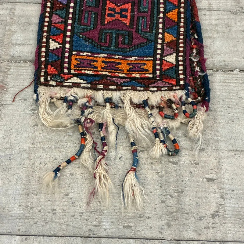 Orientalischer Läufer Brücke Wandbehang Kleinteppich Bunt Teppich Gebraucht