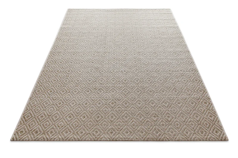 In- & Outdoor Teppich Creme Weiß, pflegeleicht & wetterfest "Miami Beach" WECONhome