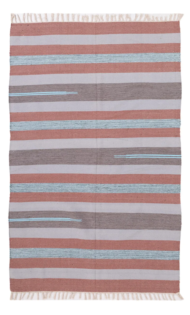 Kelim Modern Teppich 120x180cm - mehrfarbig