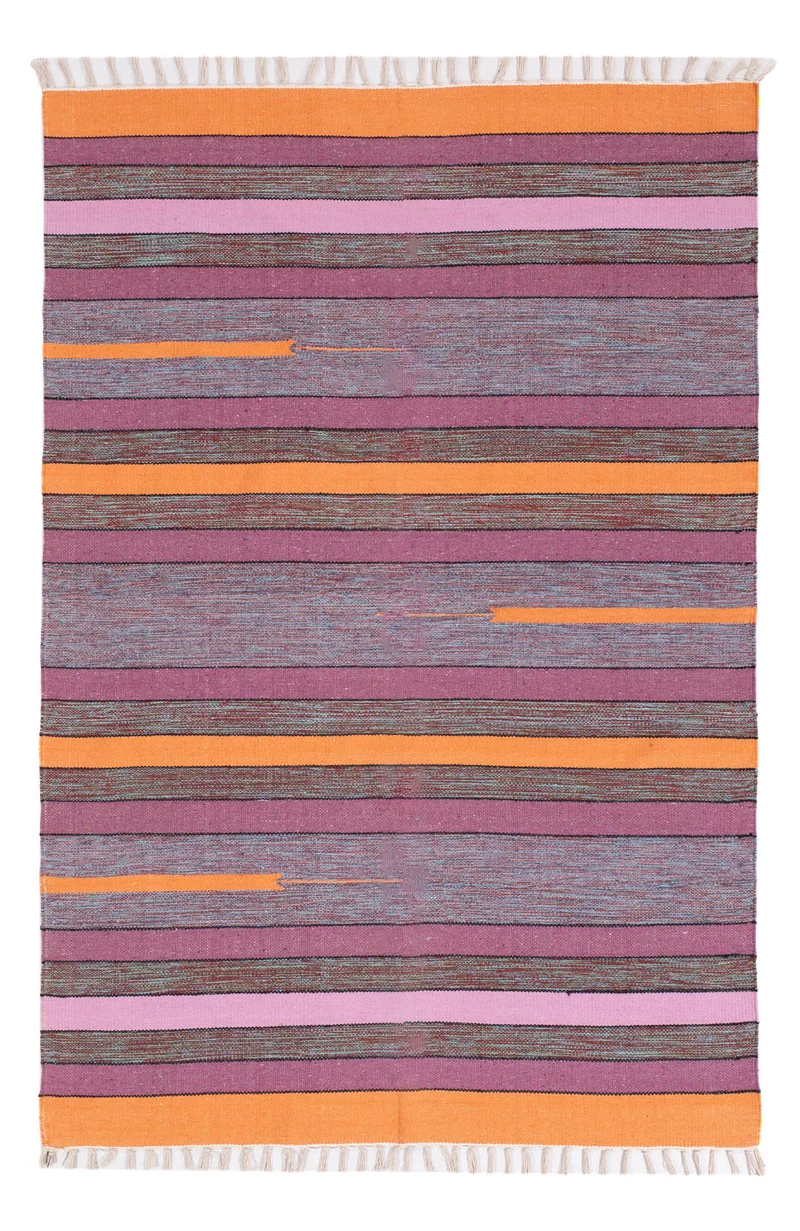 Kelim Modern Teppich 120x180cm - mehrfarbig