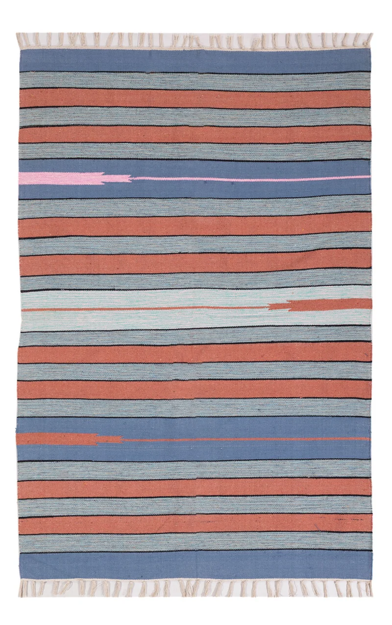 Kelim Modern Teppich 120x180cm - mehrfarbig