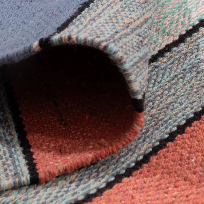 Kelim Modern Teppich 120x180cm - mehrfarbig