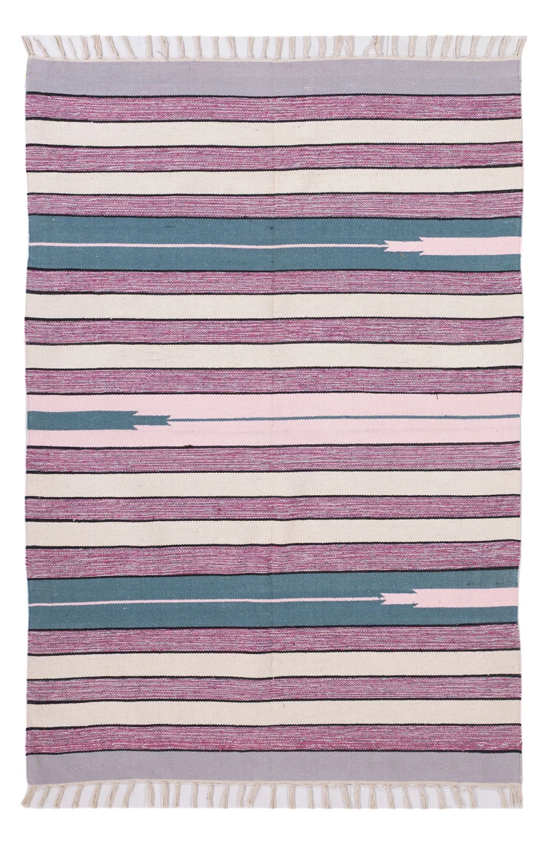 Kelim Modern Teppich 120x180cm - mehrfarbig
