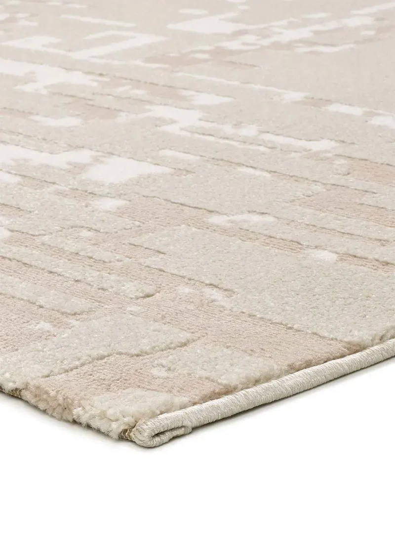 Alfombra abstracta con relieve Baresa 12946 Beige