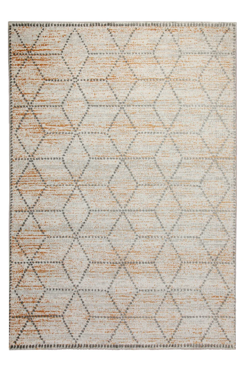 Teppich 160x230 Wohnzimmer beige Muster