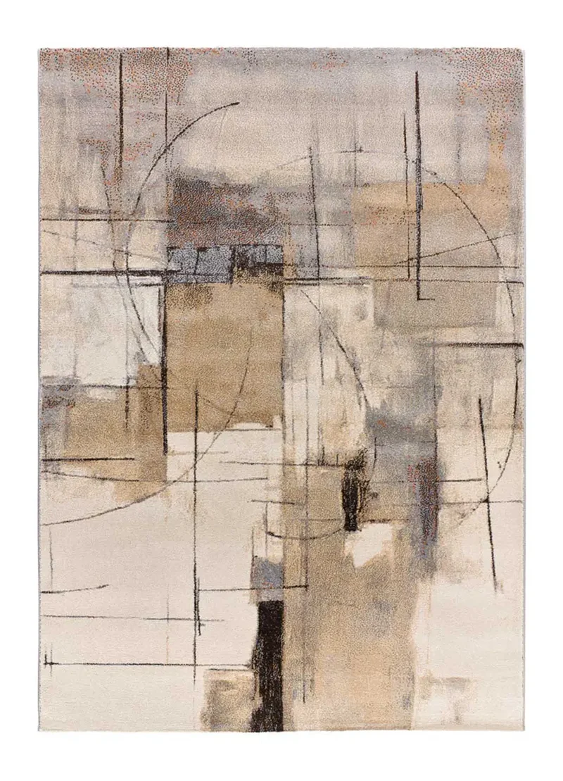 Alfombra abstracta Beruti 12921 Beige