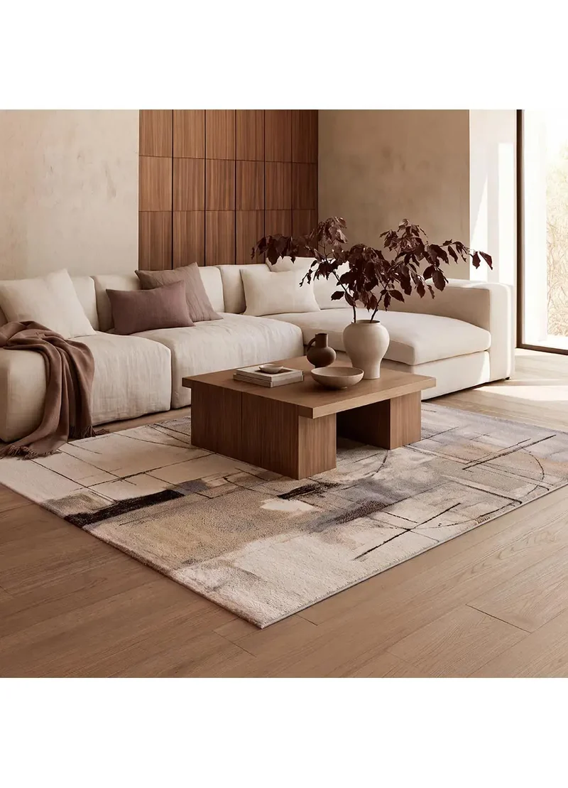 Alfombra abstracta Beruti 12921 Beige
