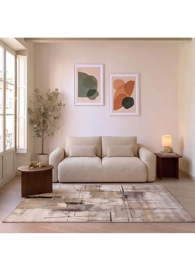Alfombra abstracta Beruti 12921 Beige