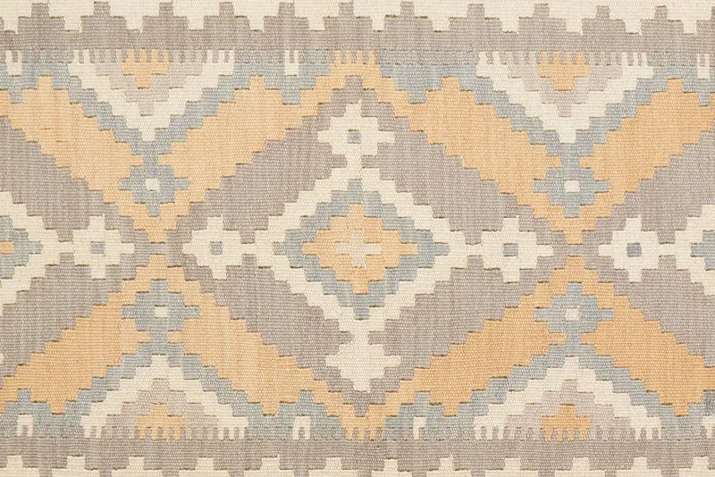 Kelim Gashgai · Handgewebt – Grau, 170x125 cm