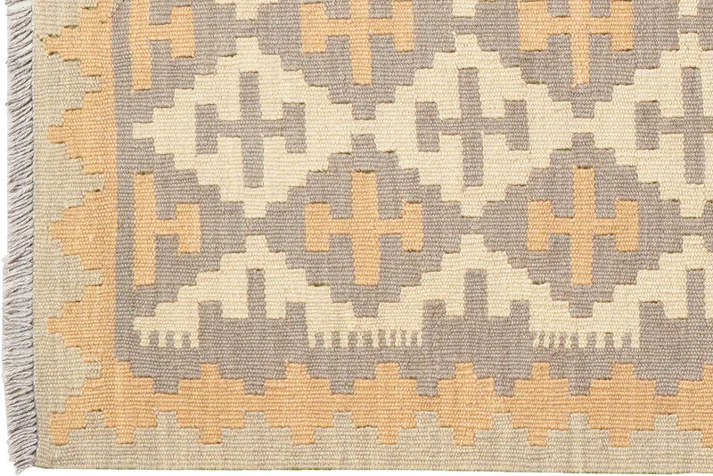 Kelim Gashgai · Handgewebt – Beige, 195x84 cm