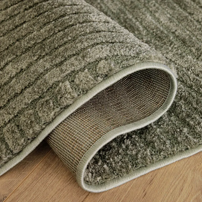 Kurzflorteppich Oliv Grün "Bolen" WECONhome