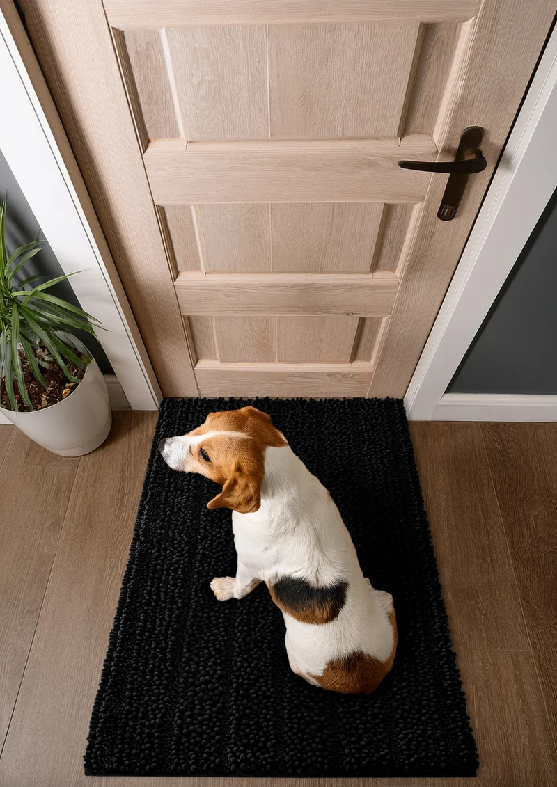Waschbarer Haustierteppich für Hunde & Katzen Schwarz "Cooper" carPETS