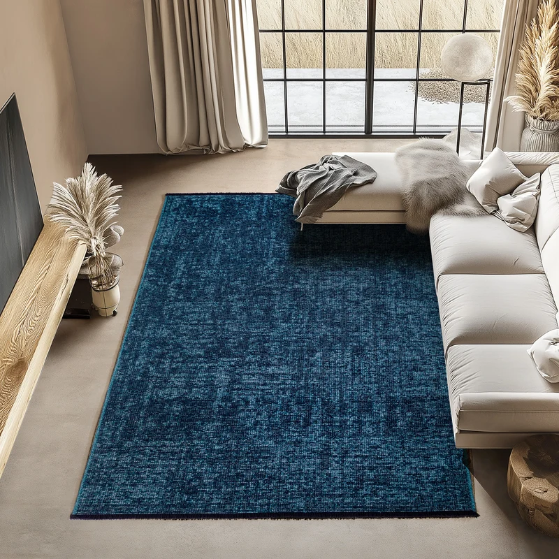 Carpettex Baumwollteppich Vintage Kelim Boho Rutschfest Waschbar