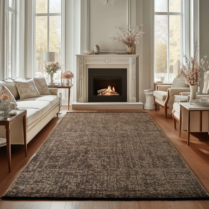 Carpettex Baumwollteppich Vintage Kelim Boho Rutschfest Waschbar