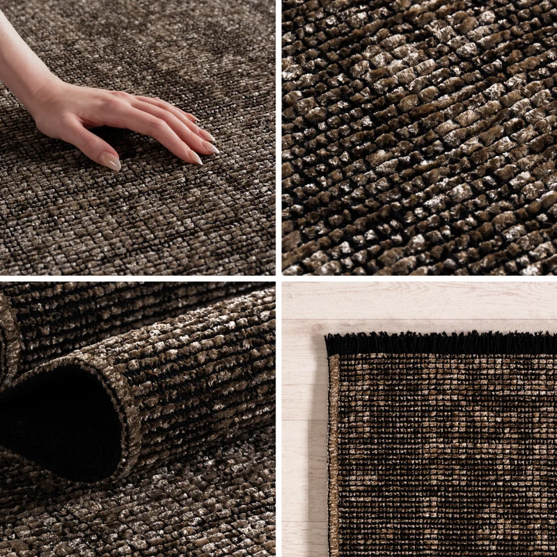 Carpettex Baumwollteppich Vintage Kelim Boho Rutschfest Waschbar