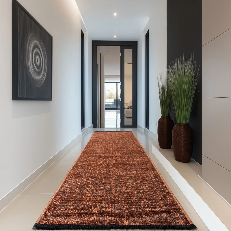 Carpettex Baumwollteppich Vintage Kelim Boho Rutschfest Waschbar
