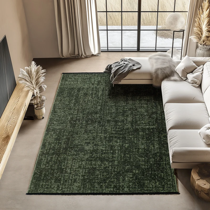 Carpettex Baumwollteppich Vintage Kelim Boho Rutschfest Waschbar