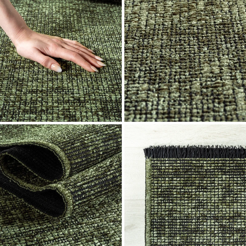 Carpettex Baumwollteppich Vintage Kelim Boho Rutschfest Waschbar