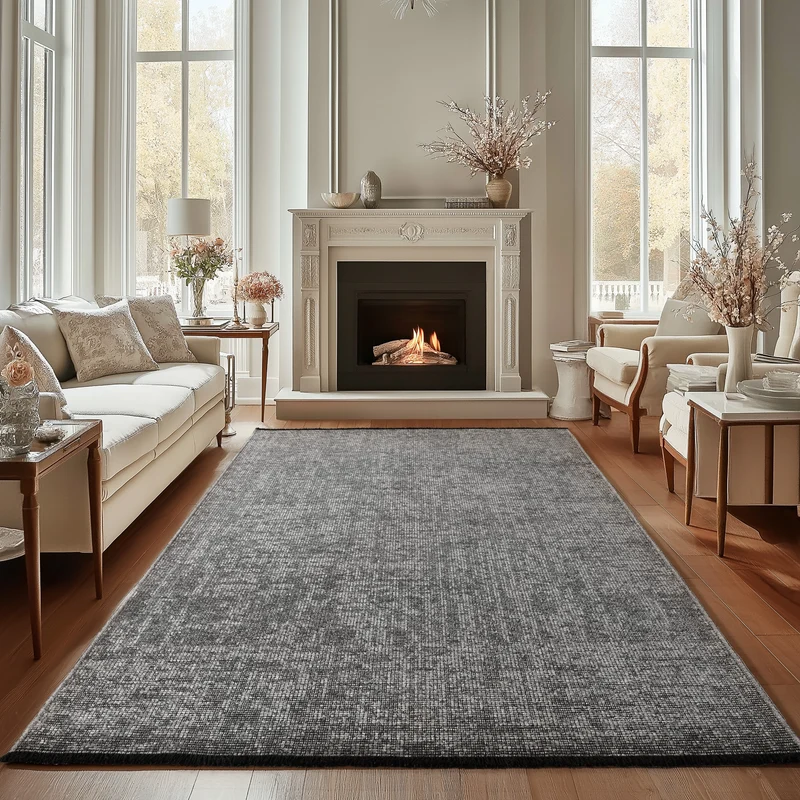 Carpettex Baumwollteppich Vintage Kelim Boho Rutschfest Waschbar