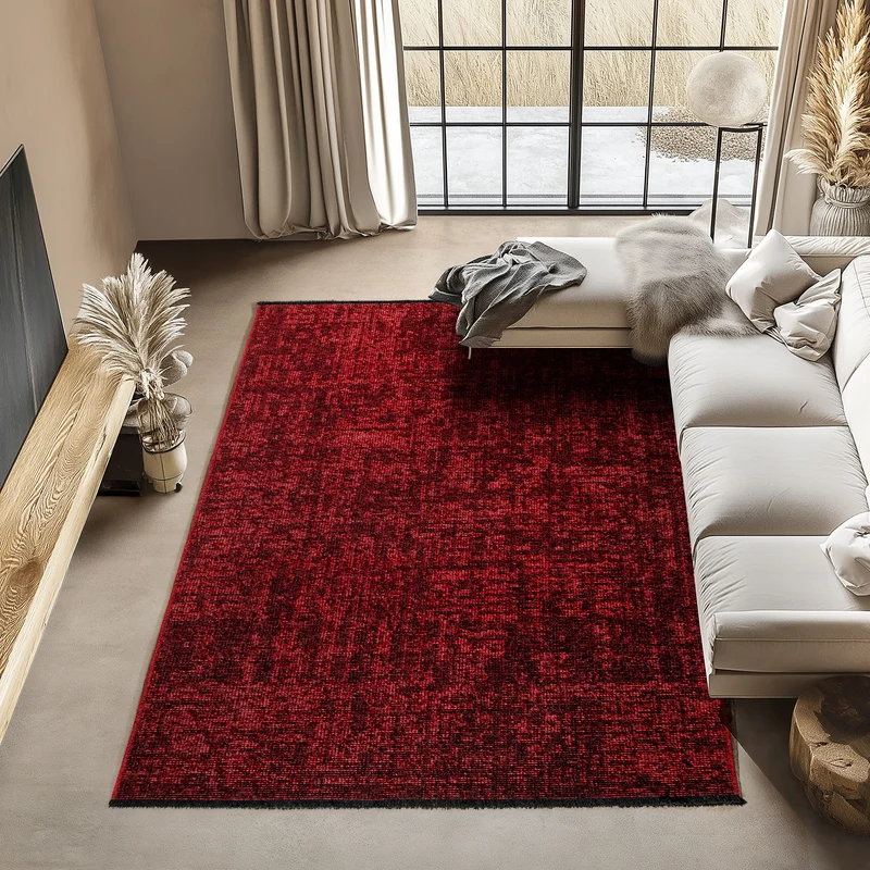Carpettex Baumwollteppich Vintage Kelim Boho Rutschfest Waschbar