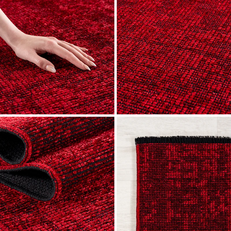 Carpettex Baumwollteppich Vintage Kelim Boho Rutschfest Waschbar