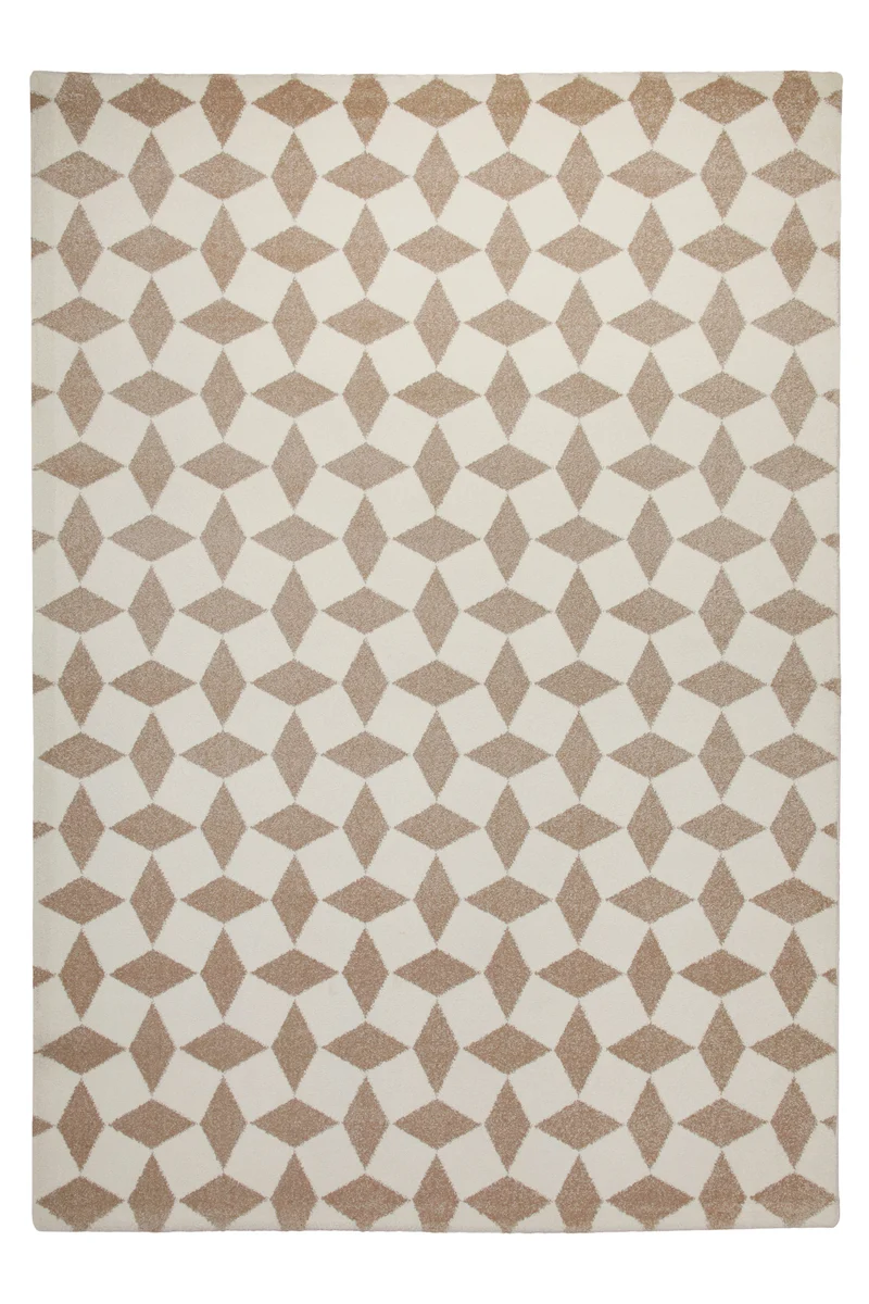 160x230 cm Teppich Wohnzimmer Creme