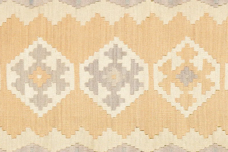 Kelim Gashgai · Handgewebt – Grau, 193x84 cm