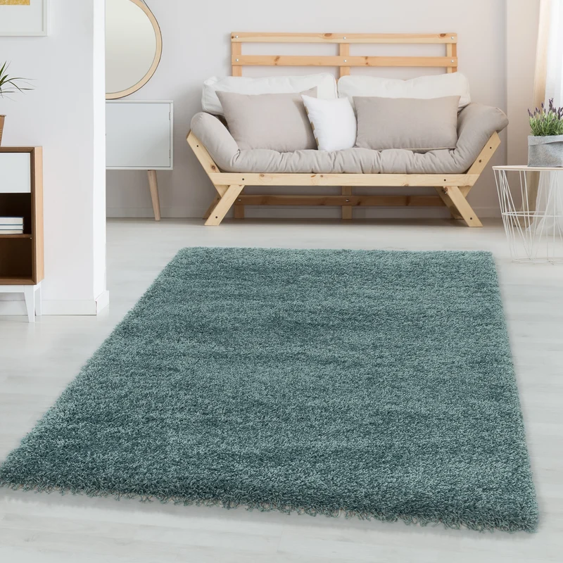 Carpettex Shaggy Hochflor Teppich Einfarbig Flauschig Weich Modern