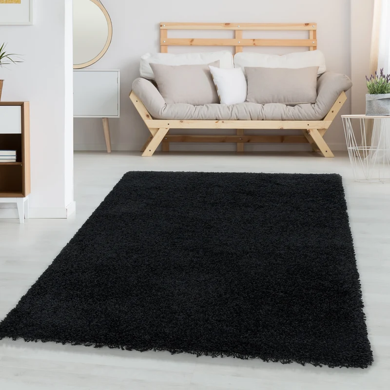 Carpettex Shaggy Hochflor Teppich Einfarbig Flauschig Weich Modern
