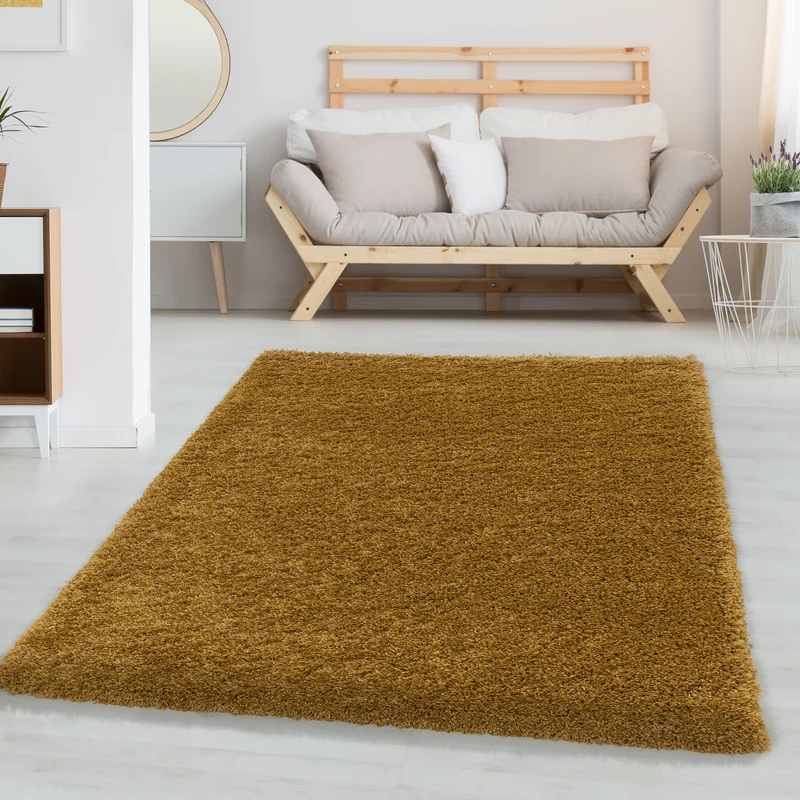 Carpettex Shaggy Hochflor Teppich Einfarbig Flauschig Weich Modern