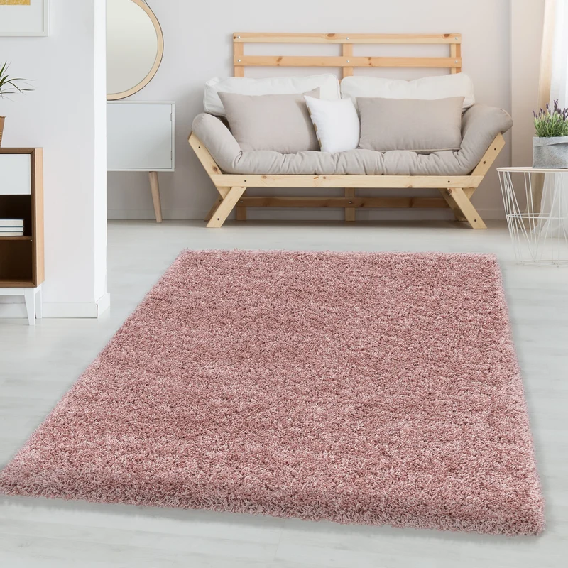 Carpettex Shaggy Hochflor Teppich Einfarbig Flauschig Weich Modern