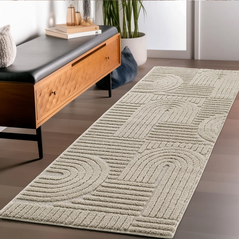 Carpettex Hochflor Teppich Shaggy Weich Skandi Boho