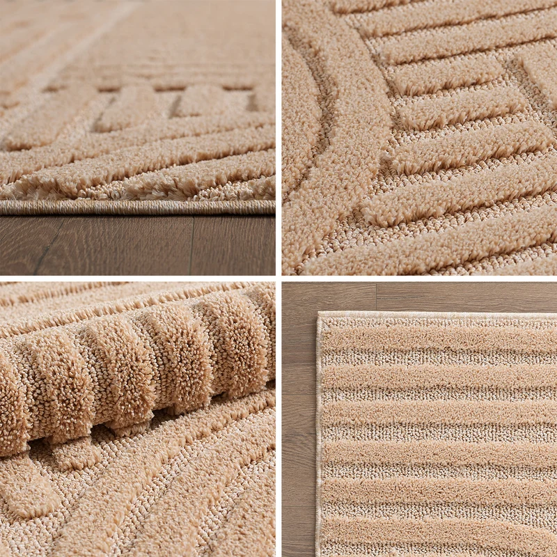 Carpettex Hochflor Teppich Shaggy Weich Skandi Boho