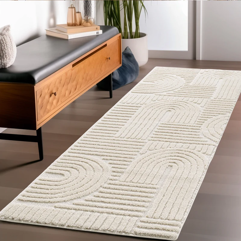 Carpettex Hochflor Teppich Shaggy Weich Skandi Boho